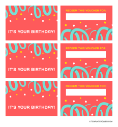 &quot;Birthday Coupon Template&quot;