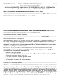 Form DD-525 FORPDF Application for Eligibility Determination - Arizona, Page 3