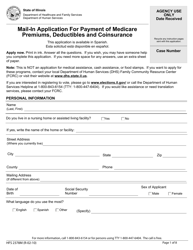 Document preview: Form HFS2378M Mail-In Application for Payment of Medicare Premiums, Deductibles and Coinsurance - Illinois