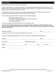 Form HFS2378M Mail-In Application for Payment of Medicare Premiums, Deductibles and Coinsurance - Illinois, Page 6