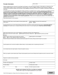 Form F242-079-000 Application to Reopen Claim Due to Worsening of Condition - Washington, Page 2