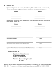 Form W-1130 Acquired Brain Injury (Abi) Waiver Request Form - Connecticut, Page 2