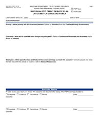 Form GCI-1021A Individualized Family Service Plan - Packet - Arizona, Page 11