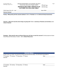 Form GCI-1021A Individualized Family Service Plan - Packet - Arizona, Page 12