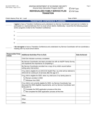Form GCI-1021A Individualized Family Service Plan - Packet - Arizona, Page 15