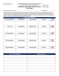 Form GCI-1021A Individualized Family Service Plan - Packet - Arizona, Page 19