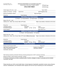 Form GCI-1021A Individualized Family Service Plan - Packet - Arizona, Page 2