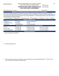 Form GCI-1021A Individualized Family Service Plan - Packet - Arizona, Page 3