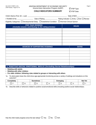 Form GCI-1021A Individualized Family Service Plan - Packet - Arizona, Page 8