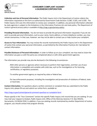 Form PIU2 Consumer Complaint Against a Business/Corporation - California, Page 3