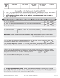 Form ODM07211 Medicaid Buy-In for Workers With Disabilities (Mbiwd) Addendum - Ohio, Page 2