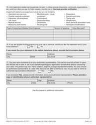 Form ODM07211 Medicaid Buy-In for Workers With Disabilities (Mbiwd) Addendum - Ohio, Page 4