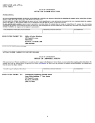 Form PER-144 Grievance and Appeal Packet - Connecticut, Page 4