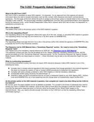 Form AID3-252 Usaid Directives System - Issuance Request, Page 2