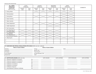 UCC Form F100-1 Construction Permit Application - New Jersey, Page 3