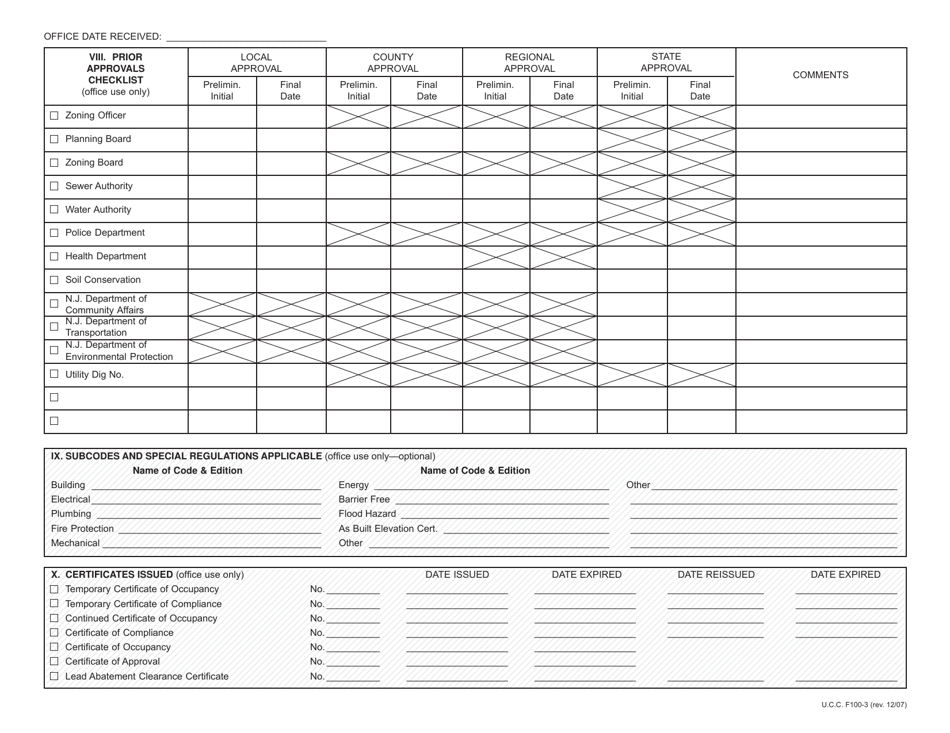 UCC Form F100-1 - Fill Out, Sign Online and Download Fillable PDF, New ...