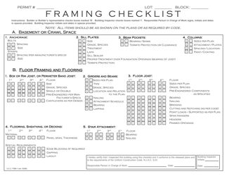 UCC Form F390 Framing Checklist - New Jersey