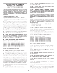 Instructions for Form W706 Schedule TC, TC(A), TC(B) - Wisconsin, Page 5