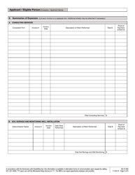 Form AG-01309 Reimbursement Application - Minnesota, Page 5