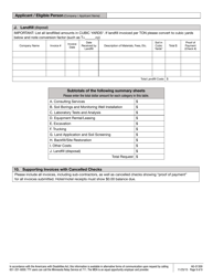 Form AG-01309 Reimbursement Application - Minnesota, Page 9