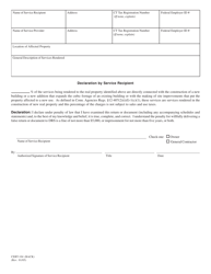 Form CERT-104 Services Certificate for New Construction - Connecticut, Page 2