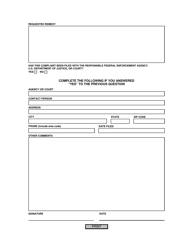 Americans With Disabilities Act (Ada) Grievance Form - California, Page 2