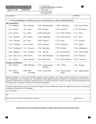Form DR7119 International Fuel Tax Agreement (Ifta) Registration Application - Colorado, Page 3