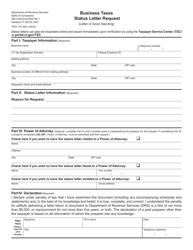 Form TPG-170 &quot;Business Taxes Status Letter Request&quot; - Connecticut