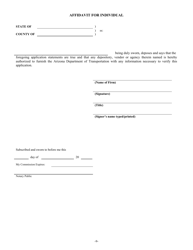 Application for Contractor Prequalification - Arizona, Page 11