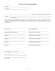 Application for Contractor Prequalification - Arizona, Page 12