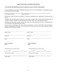 Application for Contractor Prequalification - Arizona, Page 15