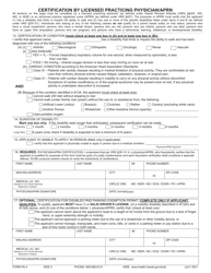 Form PA-3 Disability Parking Permit Application - Hawaii, Page 4