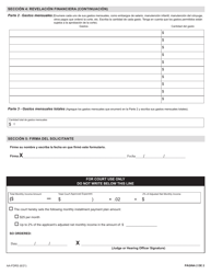 Formulario AA-FDRS Informe De Revelacion Financiera Para Planes De Pago - New York (Spanish), Page 2