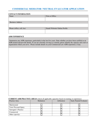 Commercial Roster Application - Nassau County, New York, Page 2