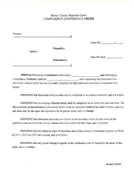 Document preview: Compliance Conference Order - Bronx County, New York
