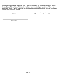 Application for in-House Title 4 Training Course Program - Arizona, Page 5