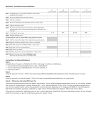 Form M1 Schedule M15 Underpayment of Estimated Income Tax - Minnesota, Page 2