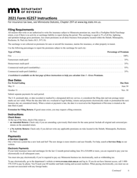 Form IG257 Firefighter Relief Surcharge Return - Minnesota, Page 2