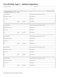 Form REV184B Business Power of Attorney - Minnesota, Page 2