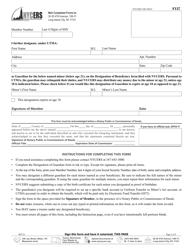 Form F137 Designation of a Minor&#039;s Guardian Under the Uniform Transfer to Minor&#039;s Act - New York City, Page 2