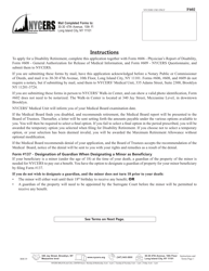 Form F602 Application for Disability Retirement - Tier 2 Members - New York City, Page 5