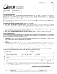 Form F626 Application for Disability Retirement 22-year Plan Members Enhanced Disability Benefit Participants Only - New York City, Page 2