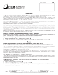 Form F626 Application for Disability Retirement 22-year Plan Members Enhanced Disability Benefit Participants Only - New York City, Page 5
