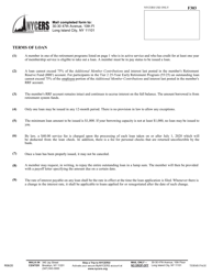Form F303 Application for Loan Against Additional Member Contributions (Amcs) Tier 1 and Tier 2 Members - New York City, Page 3