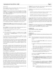 Instructions for Form NYC-2.3 Prior Net Operating Loss Conversion (Pnolc) Subtraction - New York City, Page 2