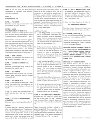 Instructions for Form CR-A Commercial Rent Tax Return - New York City, Page 7