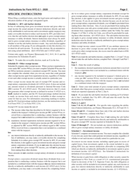 Instructions for Form NYC-2.1 Investment and Other Exempt Income and Investment Capital - New York City, Page 2