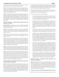 Instructions for Form NYC-2.5 Computation of Receipts Factor - New York City, Page 6