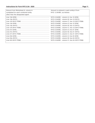 Instructions for Form NYC-2.5A Computation of Receipts Factor - New York City, Page 11