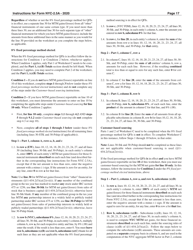 Instructions for Form NYC-2.5A Computation of Receipts Factor - New York City, Page 17